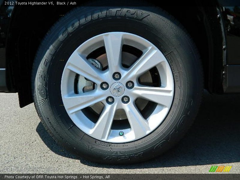 Black / Ash 2012 Toyota Highlander V6