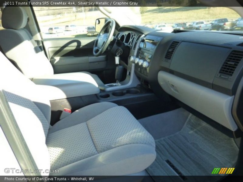 Silver Sky Metallic / Graphite Gray 2011 Toyota Tundra SR5 CrewMax 4x4