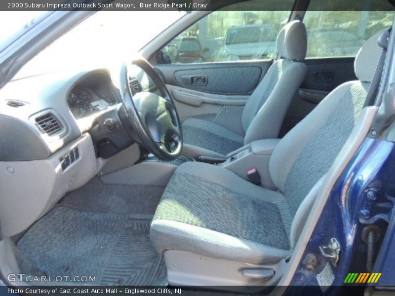 Blue Ridge Pearl / Gray 2000 Subaru Impreza Outback Sport Wagon