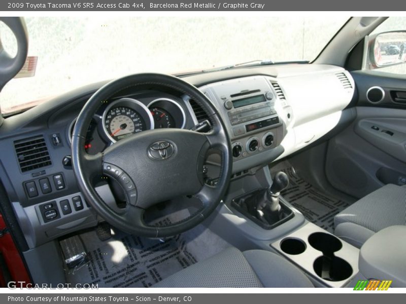 Barcelona Red Metallic / Graphite Gray 2009 Toyota Tacoma V6 SR5 Access Cab 4x4