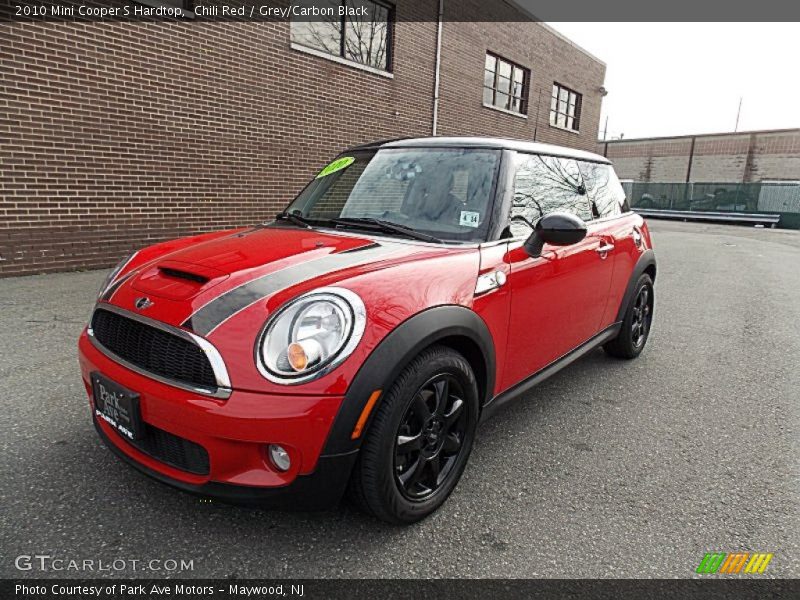 Chili Red / Grey/Carbon Black 2010 Mini Cooper S Hardtop
