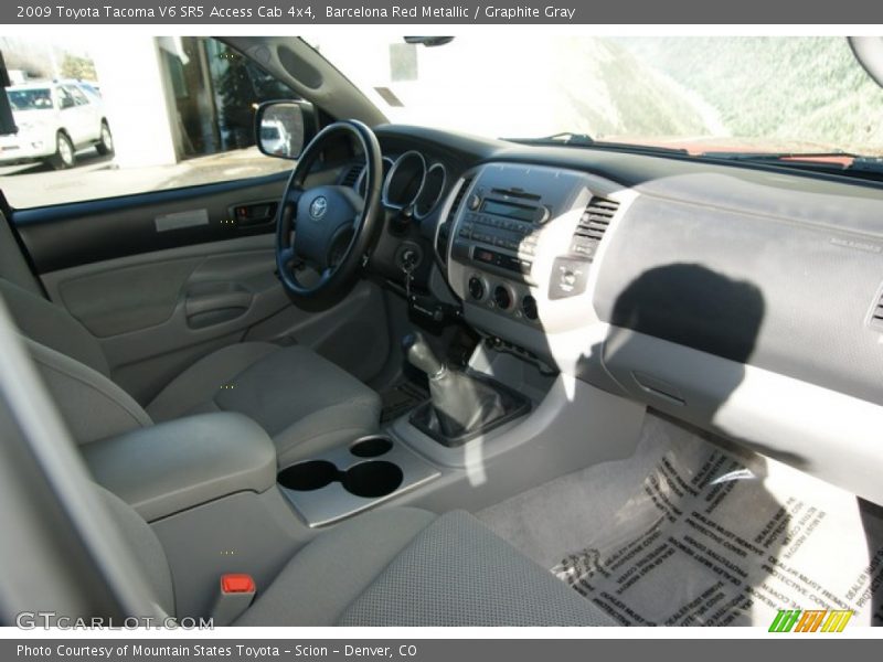 Barcelona Red Metallic / Graphite Gray 2009 Toyota Tacoma V6 SR5 Access Cab 4x4