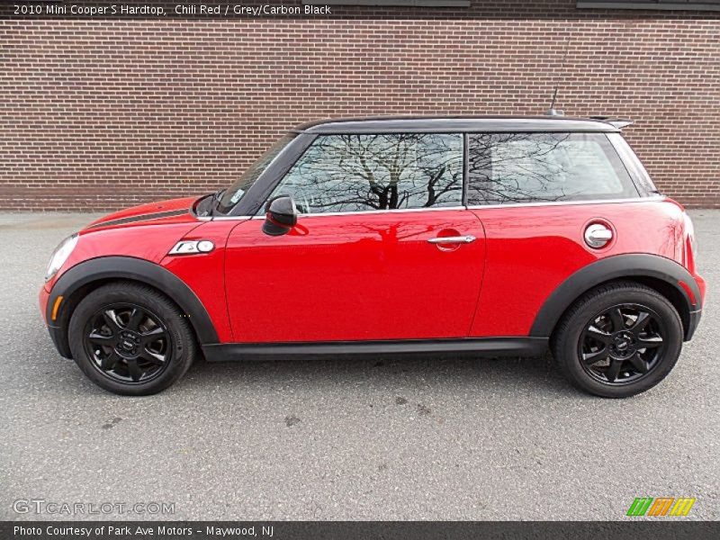 Chili Red / Grey/Carbon Black 2010 Mini Cooper S Hardtop