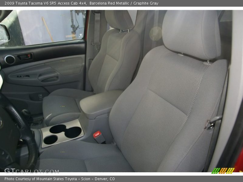 Barcelona Red Metallic / Graphite Gray 2009 Toyota Tacoma V6 SR5 Access Cab 4x4