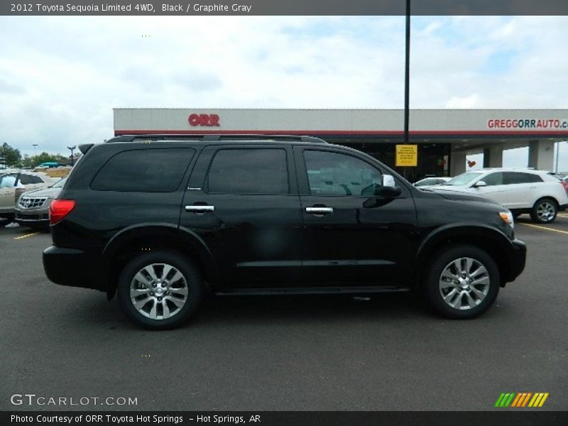 Black / Graphite Gray 2012 Toyota Sequoia Limited 4WD