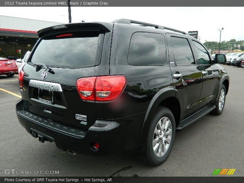 Black / Graphite Gray 2012 Toyota Sequoia Limited 4WD