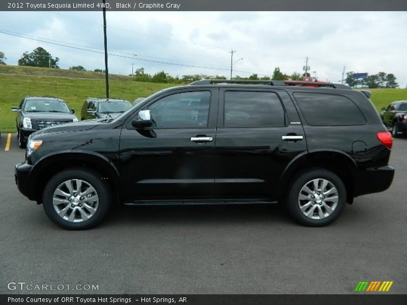 Black / Graphite Gray 2012 Toyota Sequoia Limited 4WD