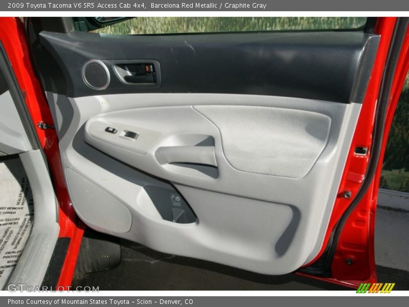 Barcelona Red Metallic / Graphite Gray 2009 Toyota Tacoma V6 SR5 Access Cab 4x4