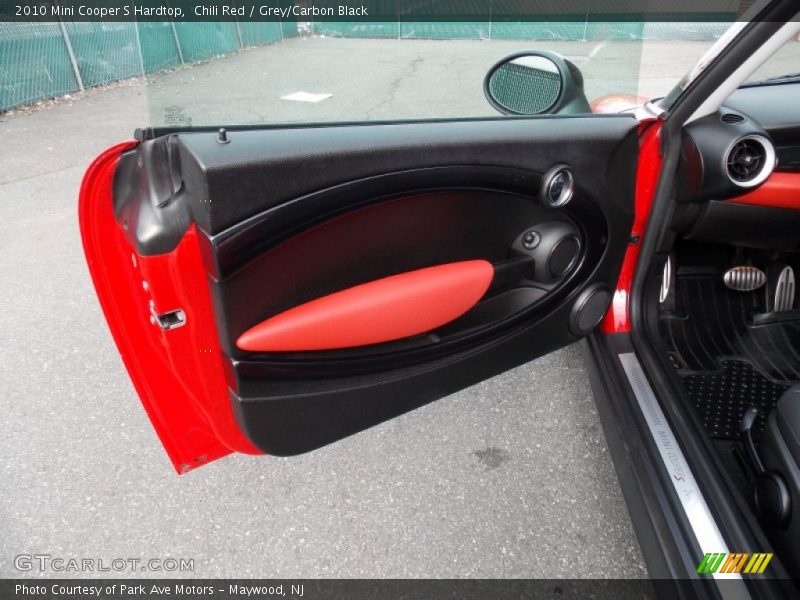 Chili Red / Grey/Carbon Black 2010 Mini Cooper S Hardtop