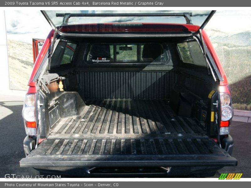 Barcelona Red Metallic / Graphite Gray 2009 Toyota Tacoma V6 SR5 Access Cab 4x4