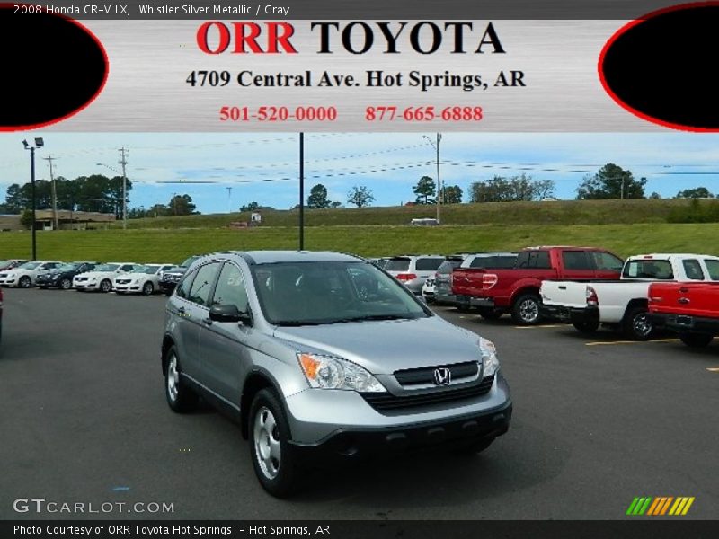 Whistler Silver Metallic / Gray 2008 Honda CR-V LX