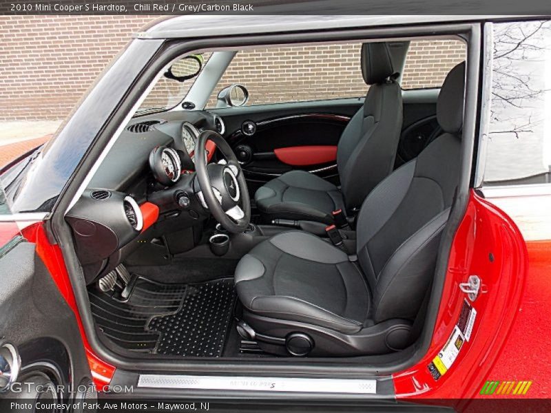 Chili Red / Grey/Carbon Black 2010 Mini Cooper S Hardtop