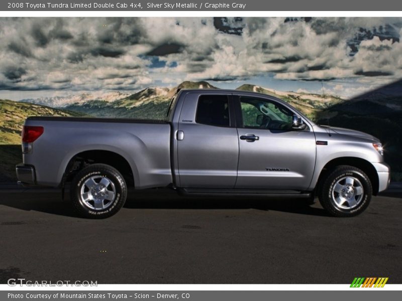 Silver Sky Metallic / Graphite Gray 2008 Toyota Tundra Limited Double Cab 4x4