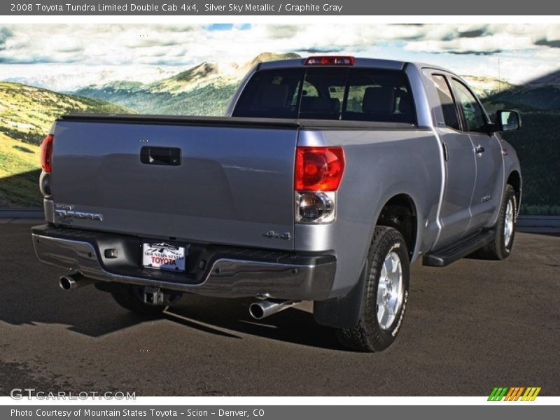 Silver Sky Metallic / Graphite Gray 2008 Toyota Tundra Limited Double Cab 4x4