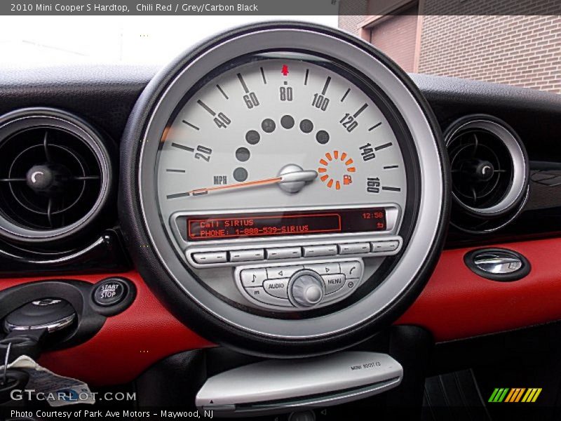 Chili Red / Grey/Carbon Black 2010 Mini Cooper S Hardtop