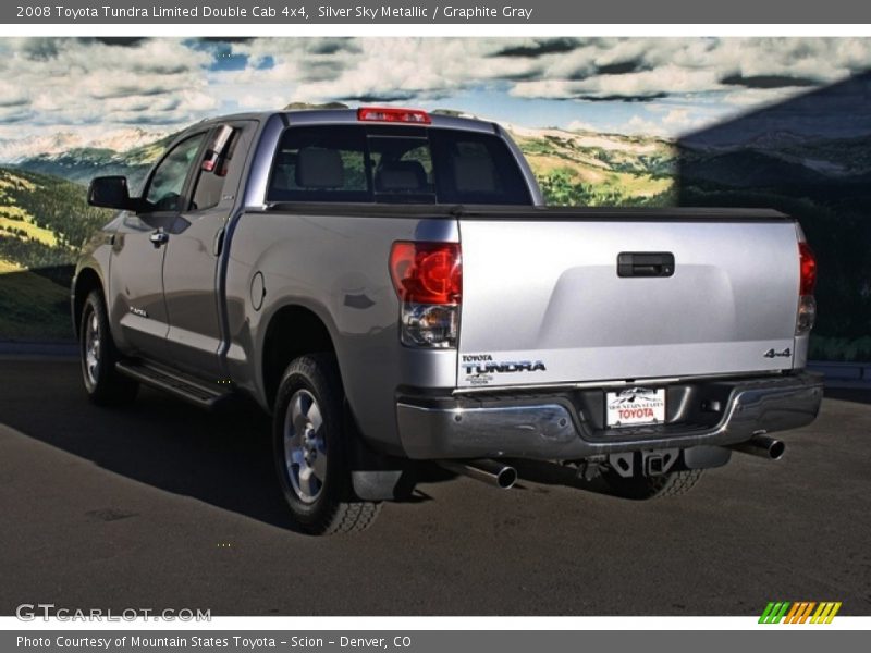 Silver Sky Metallic / Graphite Gray 2008 Toyota Tundra Limited Double Cab 4x4