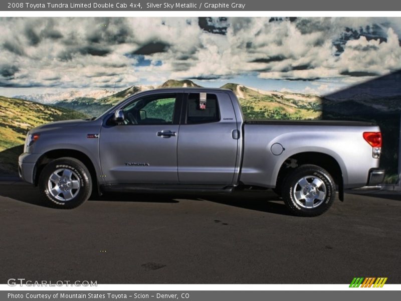 Silver Sky Metallic / Graphite Gray 2008 Toyota Tundra Limited Double Cab 4x4