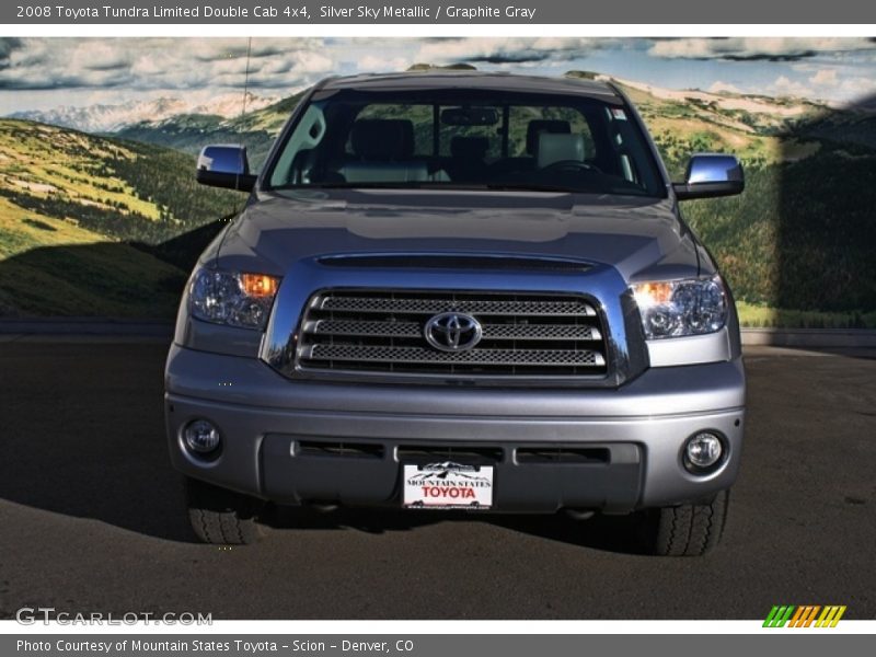 Silver Sky Metallic / Graphite Gray 2008 Toyota Tundra Limited Double Cab 4x4
