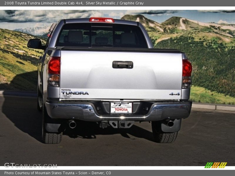 Silver Sky Metallic / Graphite Gray 2008 Toyota Tundra Limited Double Cab 4x4