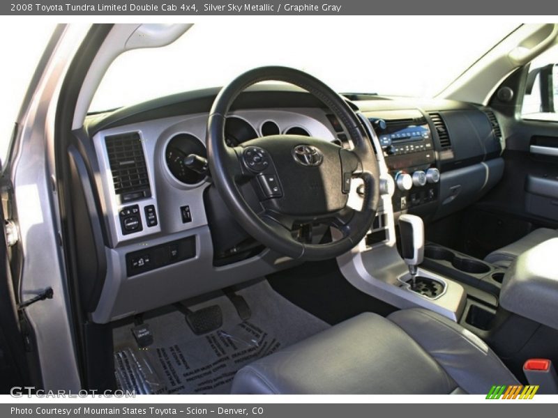 Silver Sky Metallic / Graphite Gray 2008 Toyota Tundra Limited Double Cab 4x4