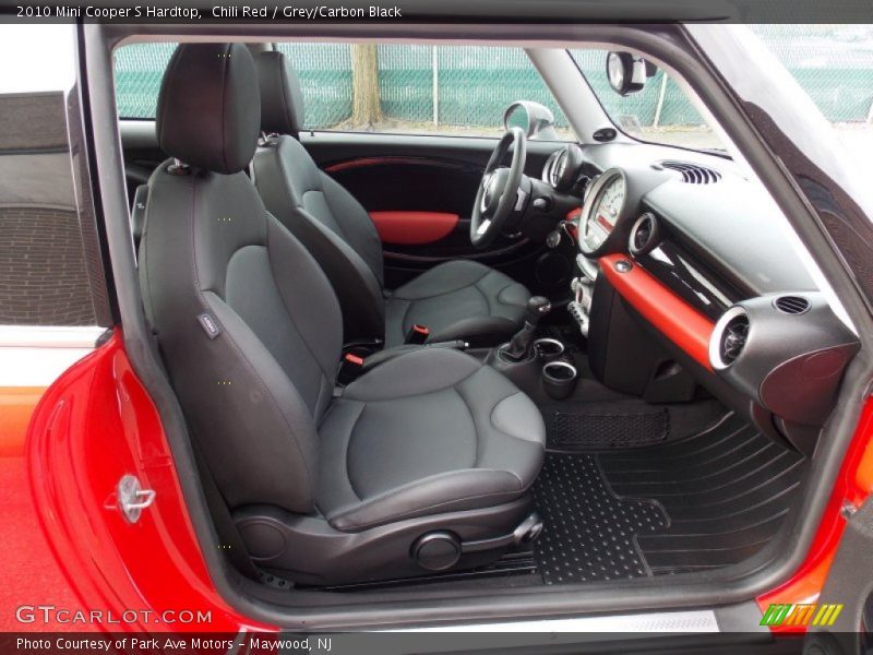 Chili Red / Grey/Carbon Black 2010 Mini Cooper S Hardtop