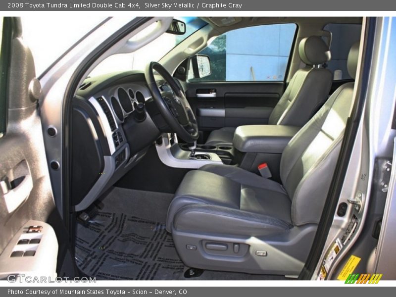 Silver Sky Metallic / Graphite Gray 2008 Toyota Tundra Limited Double Cab 4x4