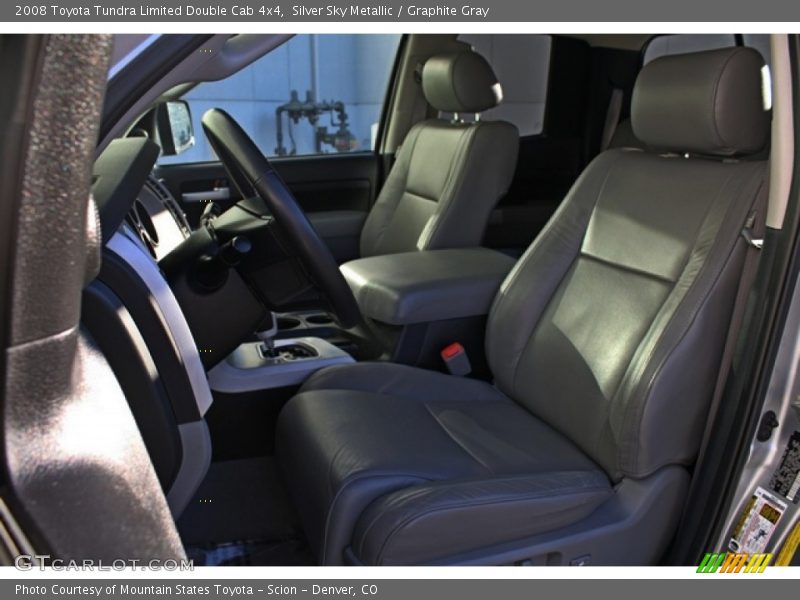 Silver Sky Metallic / Graphite Gray 2008 Toyota Tundra Limited Double Cab 4x4