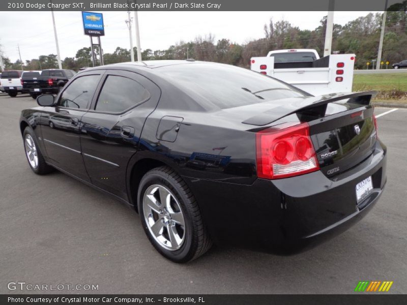 Brilliant Black Crystal Pearl / Dark Slate Gray 2010 Dodge Charger SXT