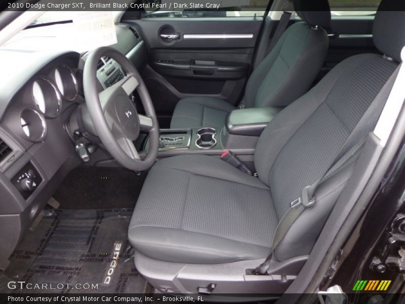 Brilliant Black Crystal Pearl / Dark Slate Gray 2010 Dodge Charger SXT