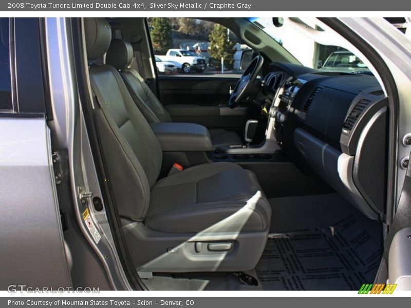 Silver Sky Metallic / Graphite Gray 2008 Toyota Tundra Limited Double Cab 4x4