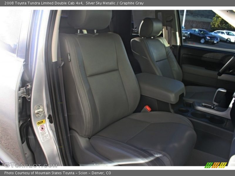 Silver Sky Metallic / Graphite Gray 2008 Toyota Tundra Limited Double Cab 4x4