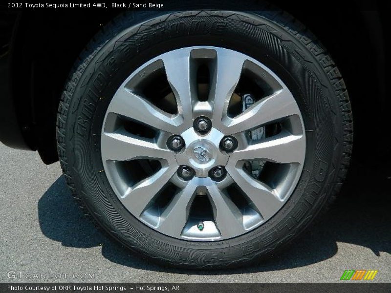 Black / Sand Beige 2012 Toyota Sequoia Limited 4WD