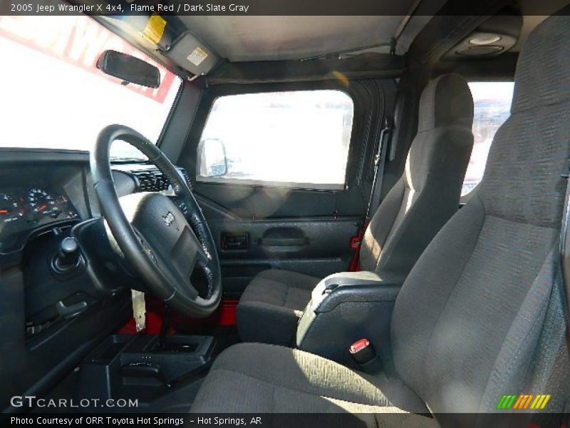 Flame Red / Dark Slate Gray 2005 Jeep Wrangler X 4x4