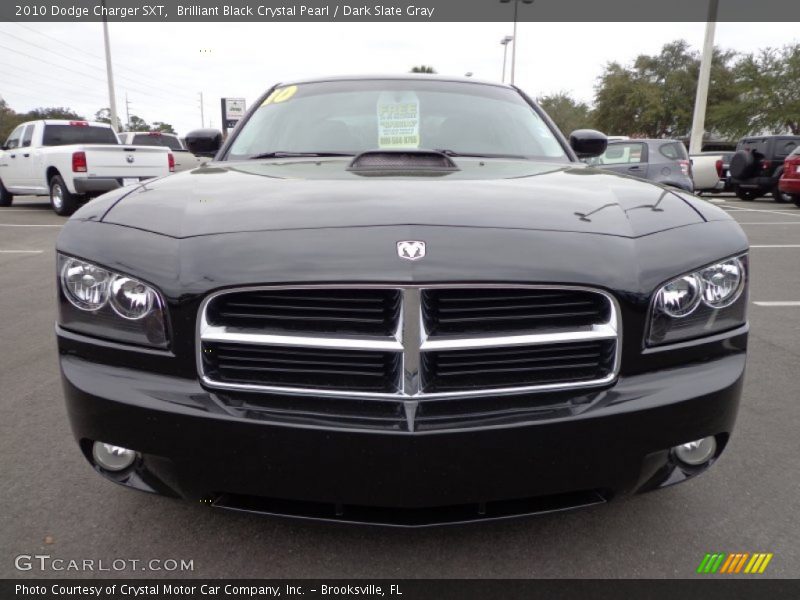 Brilliant Black Crystal Pearl / Dark Slate Gray 2010 Dodge Charger SXT