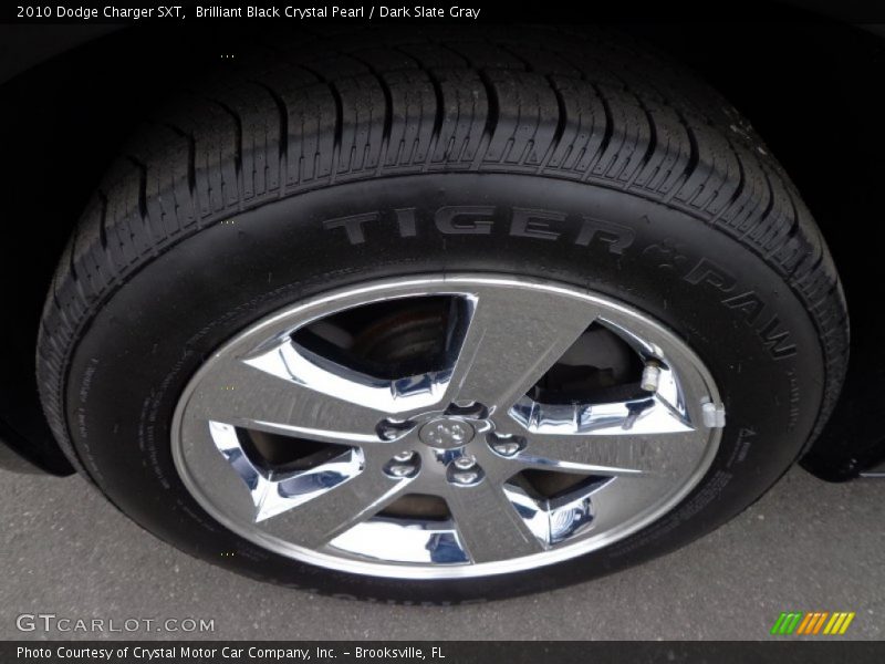 Brilliant Black Crystal Pearl / Dark Slate Gray 2010 Dodge Charger SXT