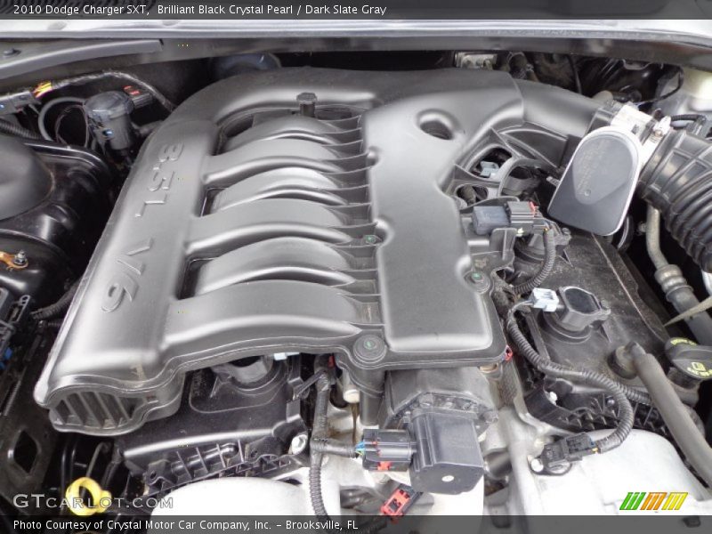 Brilliant Black Crystal Pearl / Dark Slate Gray 2010 Dodge Charger SXT