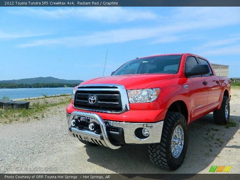 Radiant Red / Graphite 2012 Toyota Tundra SR5 CrewMax 4x4