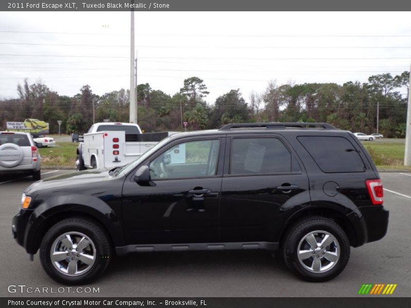 Tuxedo Black Metallic / Stone 2011 Ford Escape XLT