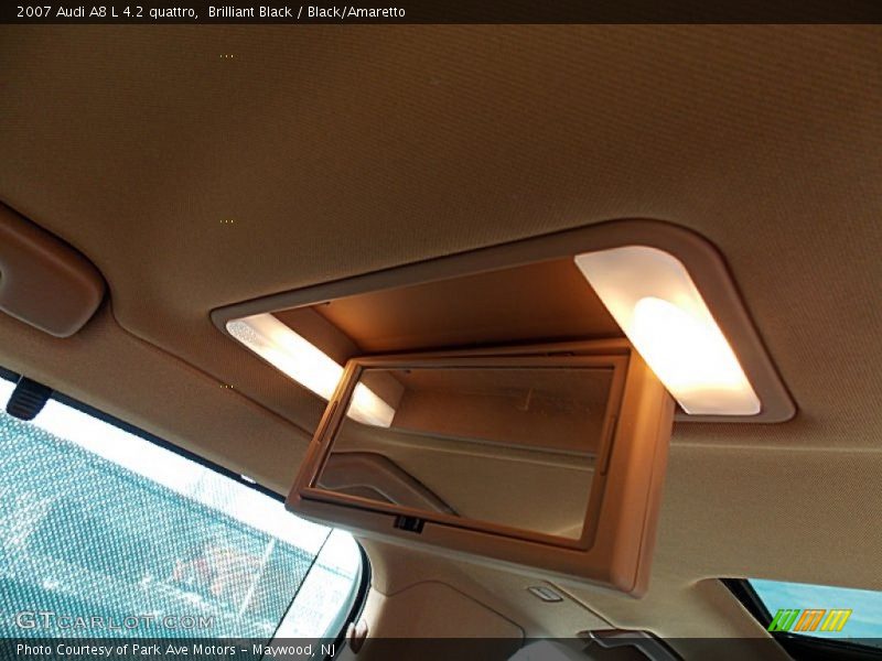 Brilliant Black / Black/Amaretto 2007 Audi A8 L 4.2 quattro