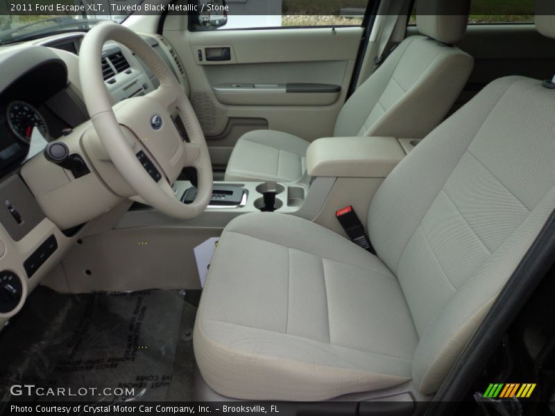 Tuxedo Black Metallic / Stone 2011 Ford Escape XLT