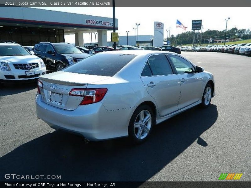 Classic Silver Metallic / Black/Ash 2012 Toyota Camry SE