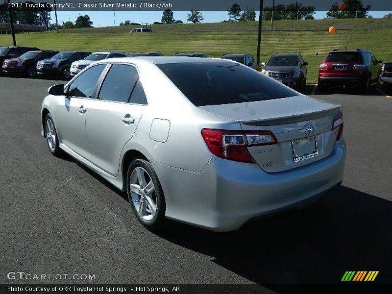 Classic Silver Metallic / Black/Ash 2012 Toyota Camry SE