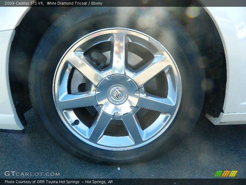 White Diamond Tricoat / Ebony 2009 Cadillac STS V6