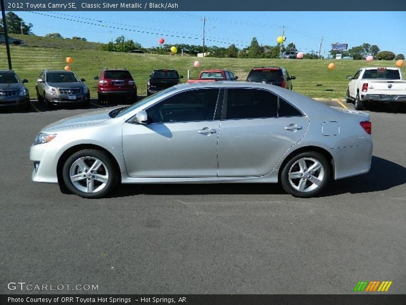 Classic Silver Metallic / Black/Ash 2012 Toyota Camry SE