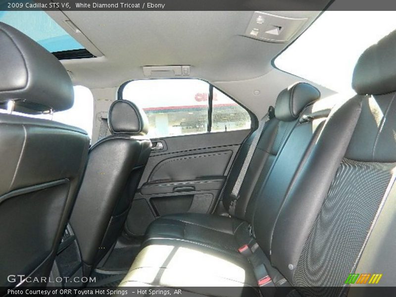 White Diamond Tricoat / Ebony 2009 Cadillac STS V6