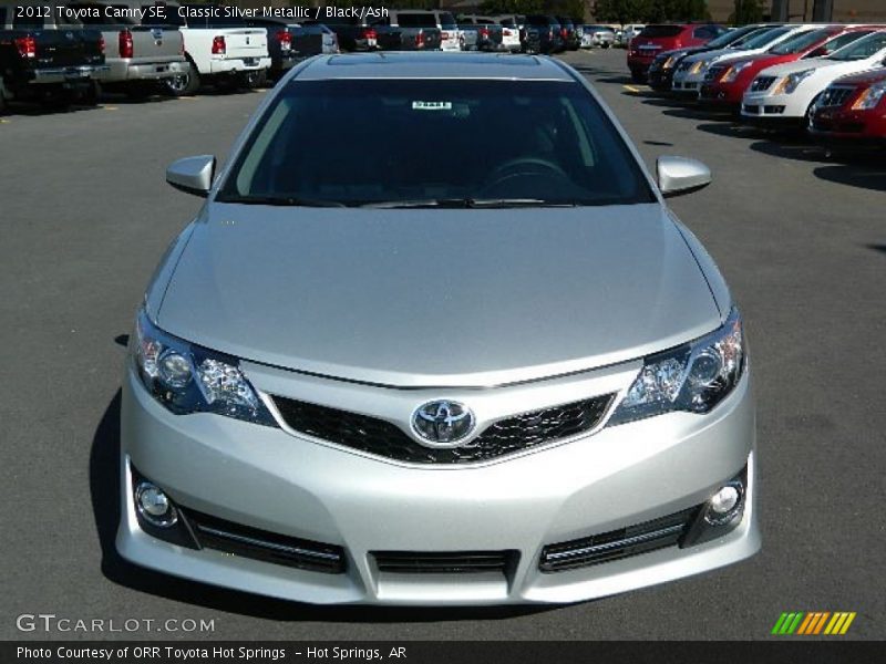 Classic Silver Metallic / Black/Ash 2012 Toyota Camry SE