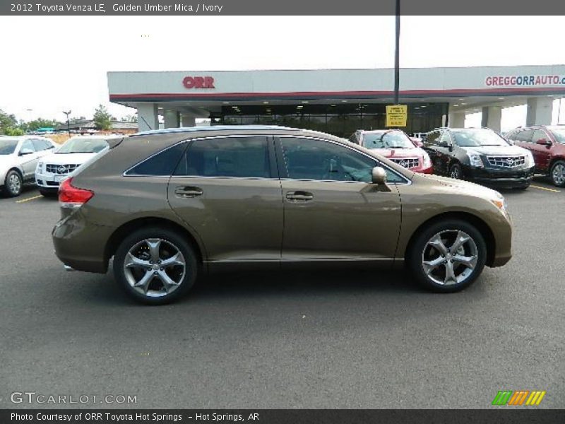 Golden Umber Mica / Ivory 2012 Toyota Venza LE