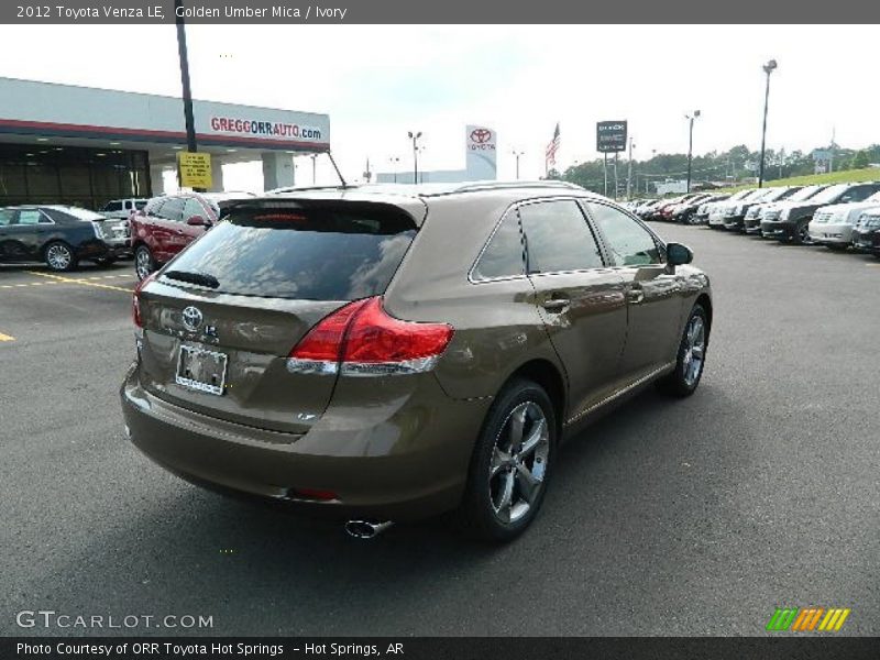 Golden Umber Mica / Ivory 2012 Toyota Venza LE