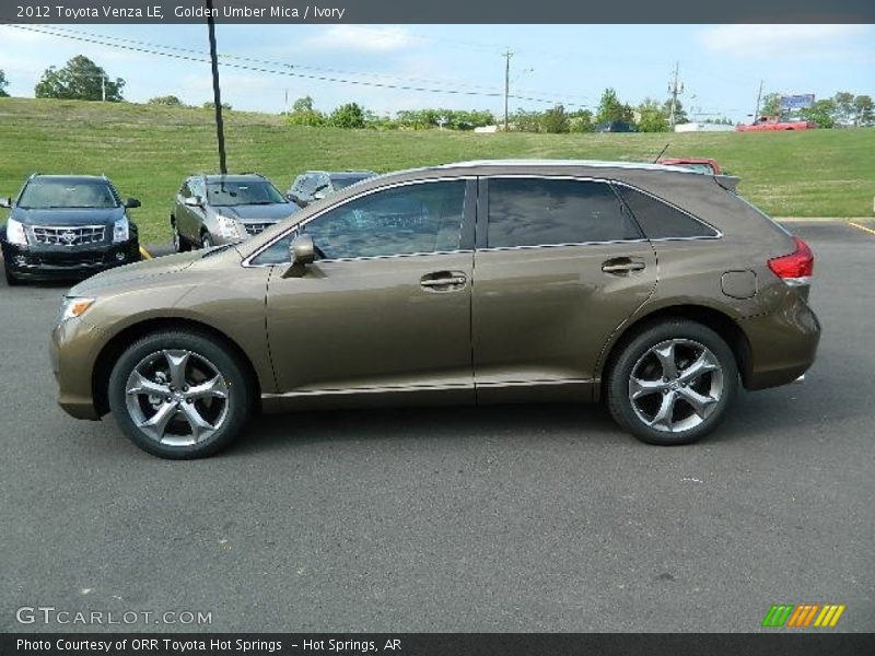 Golden Umber Mica / Ivory 2012 Toyota Venza LE
