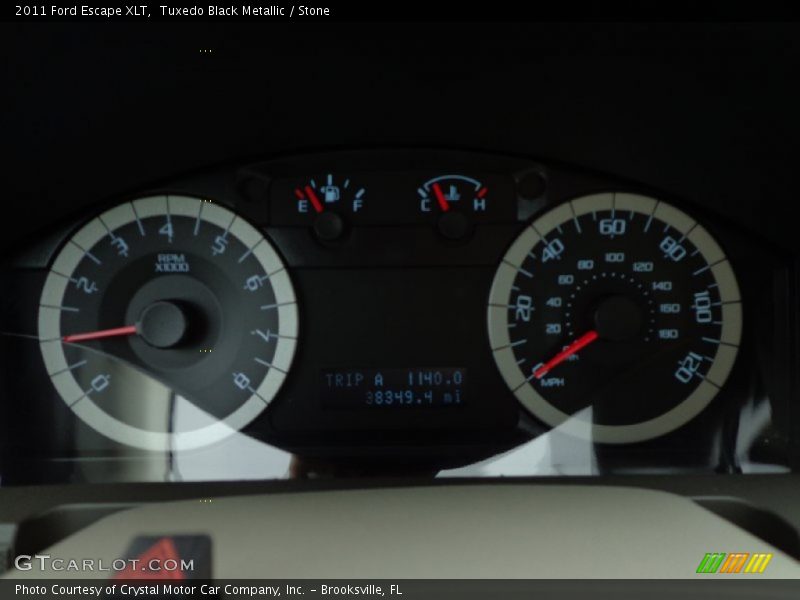 Tuxedo Black Metallic / Stone 2011 Ford Escape XLT